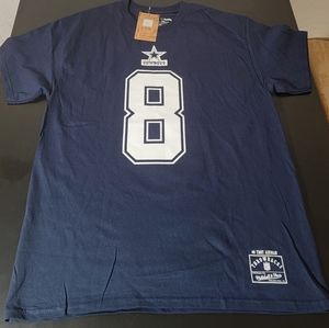 Mitchell And Ness Dallas Cowboys Troy Aikman #8 T-shirt